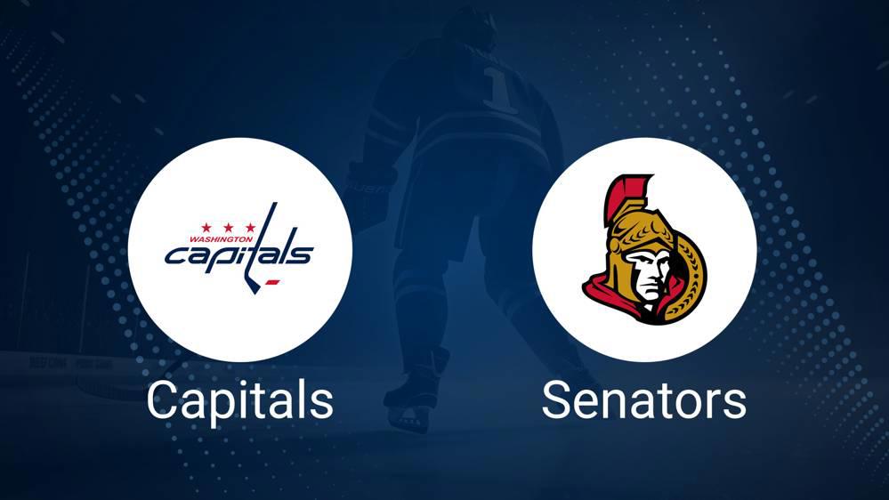 Where to Watch Washington Capitals vs. Ottawa Senators on TV or Streaming Live - January 16