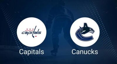 Where to Watch Washington Capitals vs. Vancouver Canucks on TV or Streaming Live - January 8