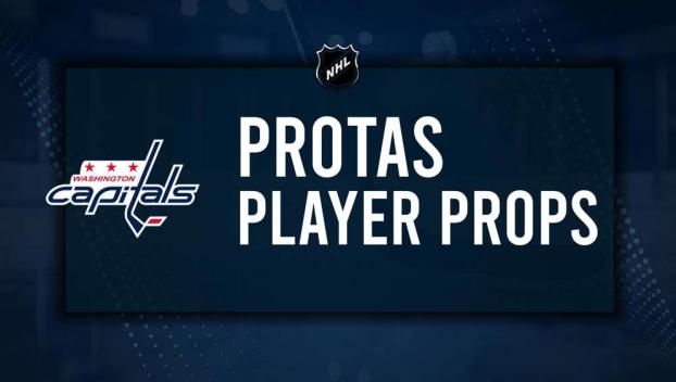 Aliaksei Protas Player Prop Bets for the Capitals vs. Flames Game - February 25