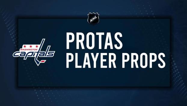 Aliaksei Protas Player Prop Bets for the Capitals vs. Oilers Game - February 23