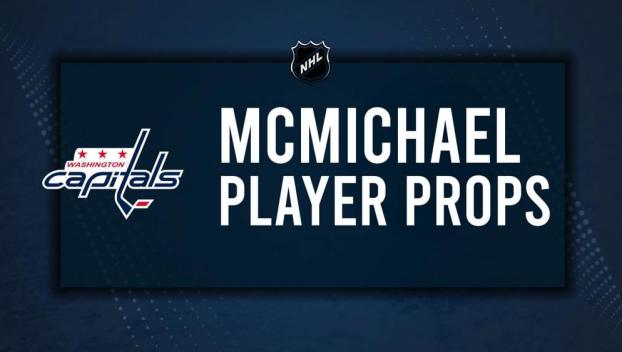 Connor McMichael Player Prop Bets for the Capitals vs. Blues Game - February 27
