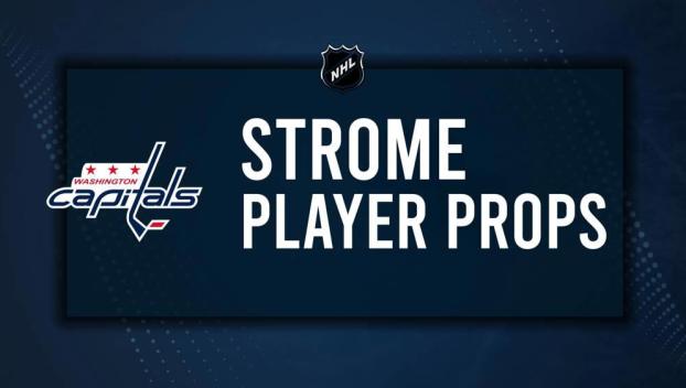 Dylan Strome Player Prop Bets for the Capitals vs. Flames Game - February 25