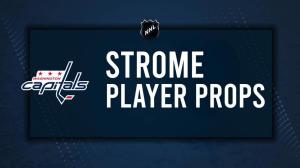 Dylan Strome Player Prop Bets for the Capitals vs. Penguins Game - February 22