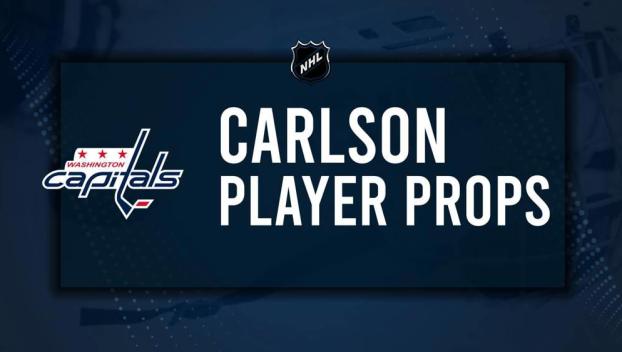 John Carlson Player Prop Bets for the Capitals vs. Flames Game - February 25