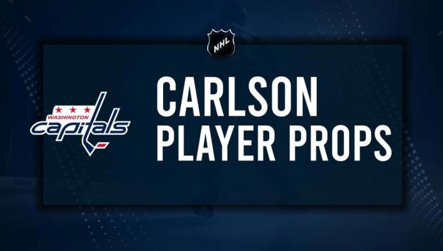 John Carlson Player Prop Bets for the Capitals vs. Oilers Game - February 23