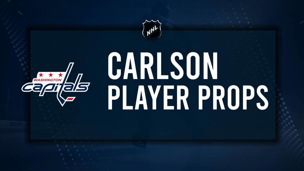 John Carlson Player Prop Bets for the Capitals vs. Penguins Game - February 22